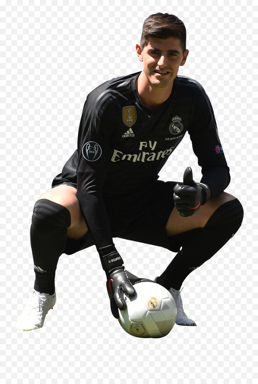 Download Thibaut Courtois Render - Courtois Real Madrid Thibaut Courtois Real Madrid Shirt Png,Real Madrid Png