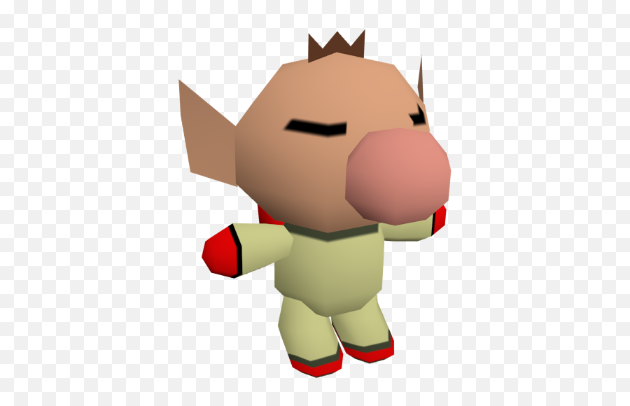 Custom Edited - Pikmin Customs Olimar N64style The Cartoon Png,Pikmin Png