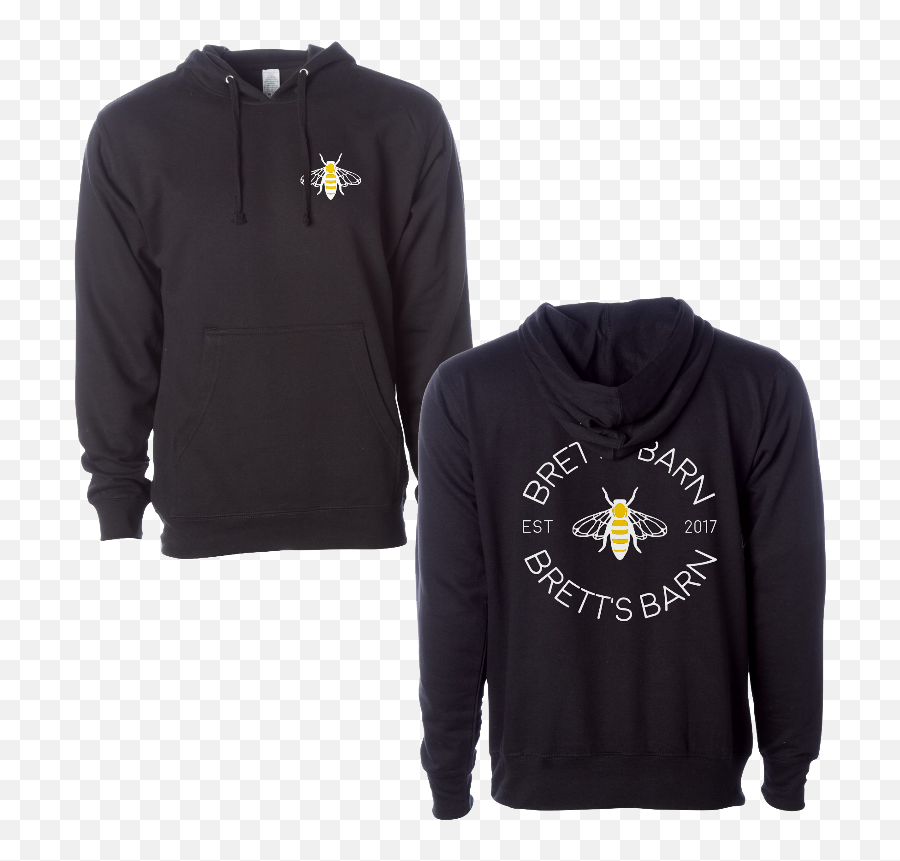 Brettu0027s Barn Circle Logo Hoodie U2014 The Brett Boyer Foundation Png Black