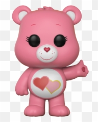 Funko Pop Vinyl Care Bears - Lovealot Bear Funko Pop Care Bear Love A Lot Png,Care Bear Png