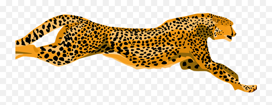 Cheetah Clipart Emoji - Cheetah Clipart Png,Cheetah Transparent