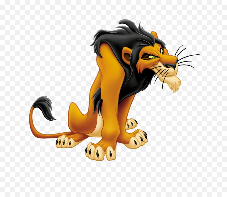 Lion King Characters Scar Transparent - Transparent Lion King Scar Png,Scar Transparent