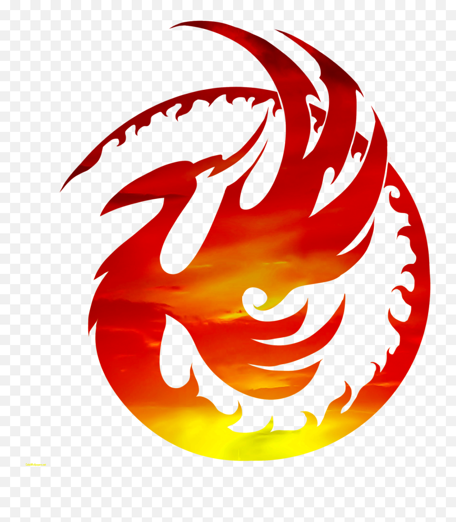 Download Phoenix Png Transparent - Phoenix Fire Logo Png,Phoenix Png