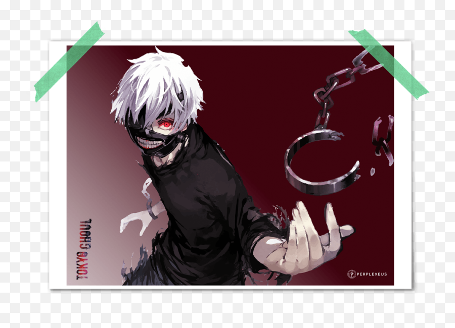 Tokyo Ghoul Kaneki Poster - Most Badass Anime Characters Png,Tokyo Ghoul  Transparent - free transparent png images 