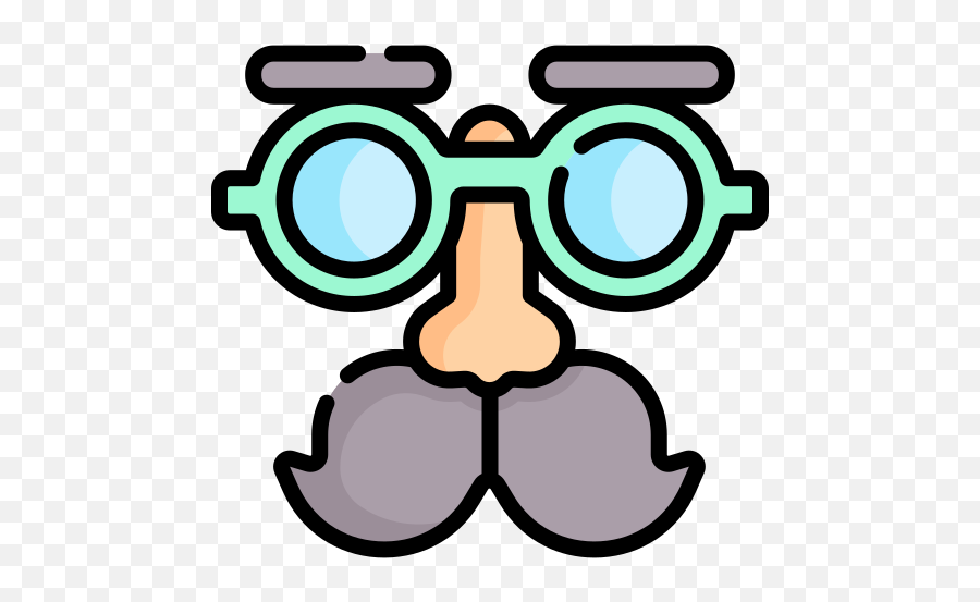 Glasses With Mustache - Free Fashion Icons Dot Png,Funny Glasses Png