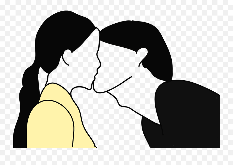 Pareja Beso Png Clipart - Heterosexual Png,Beso Png