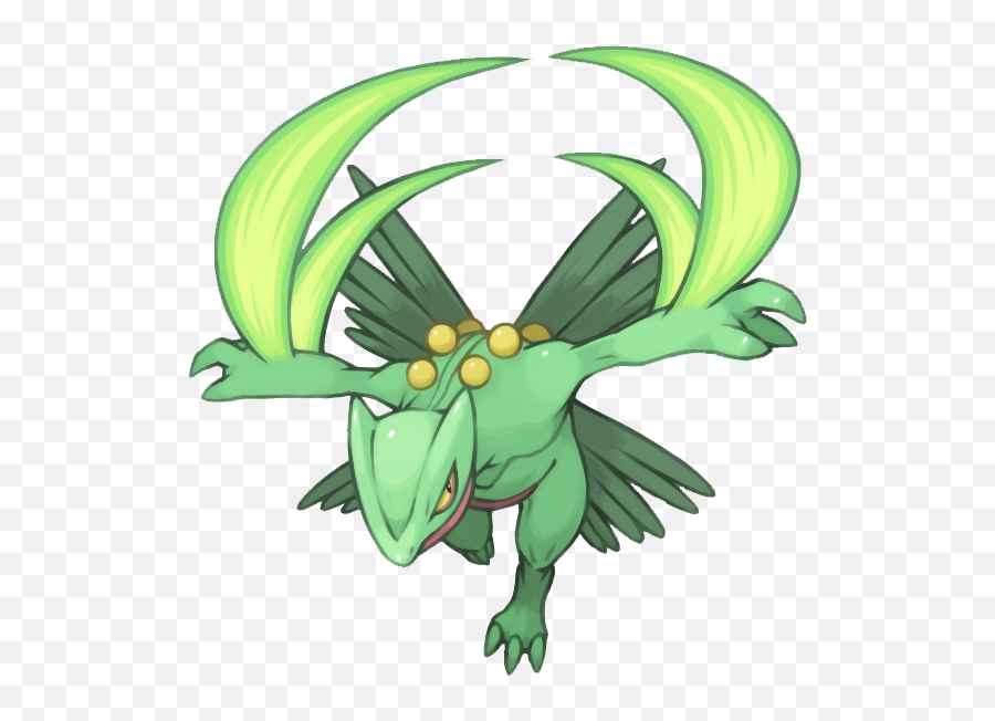 Sceptile Using Leaf Blade - Pokemon Sceptile Png,Sceptile Png