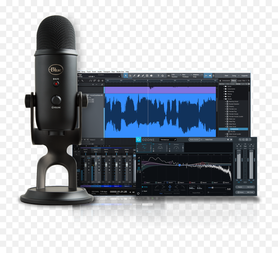 Blue Microphones Yeti Pro Studio - Blue Yeti Studio Png,Blue Yeti Png