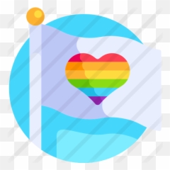 Rainbow Flag - Free flags icons Vertical png
