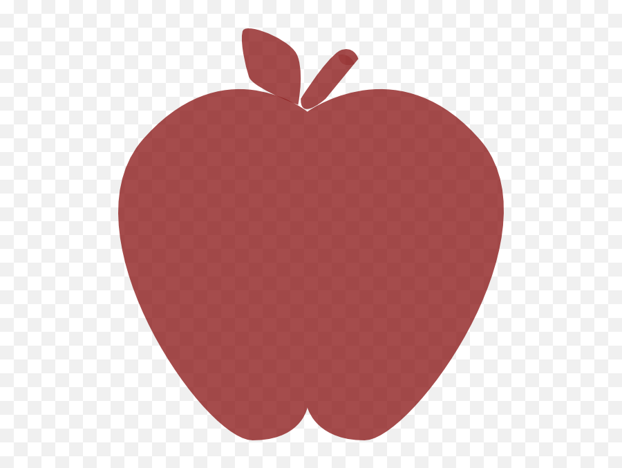 Library Of Transparent Apple Png - Fruit Silhouette Png,Apple Clipart Transparent