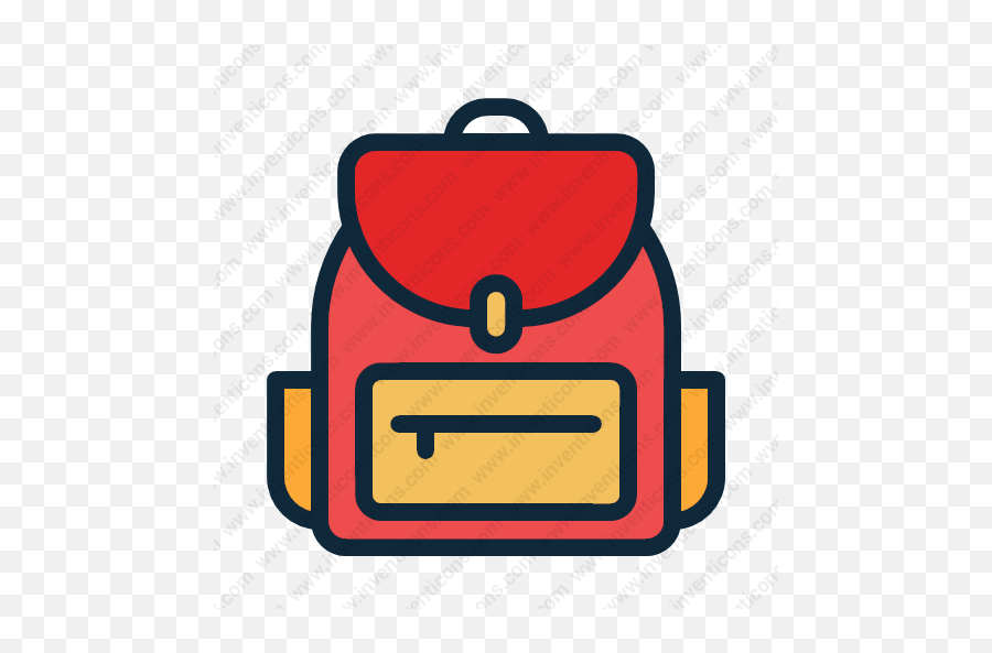Download Backpack Girl Vector Icon - School Png,Backpack Icon Png