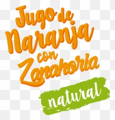 Foodnation Productos 100 Naturales Jugo De Naranja Con - Letras De Jugo De Naranja Png,Zanahoria Png