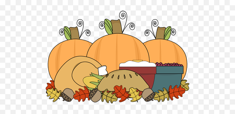 Transparent Thanksgiving Decor Clipart - Thanksgiving Feast Clipart Png,Thanksgiving Clipart Transparent