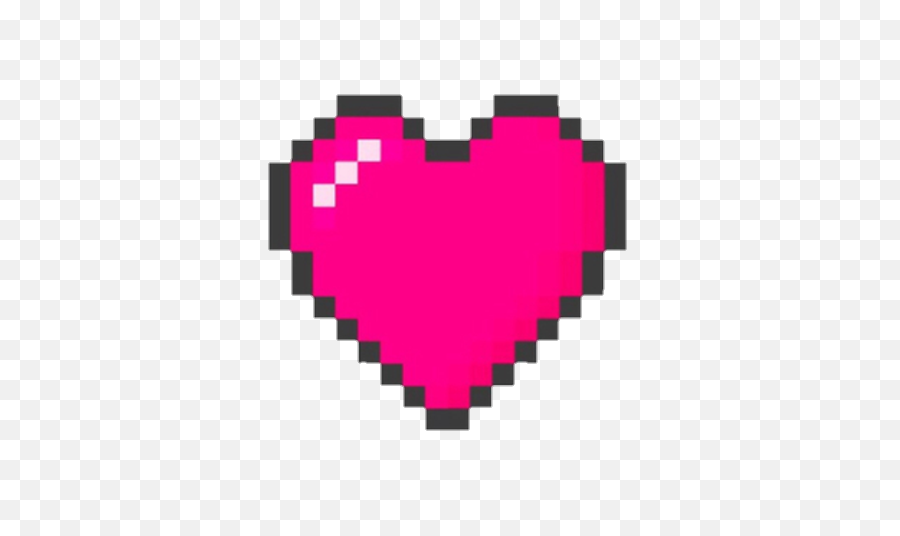 Pixels Heart Kawaii Cute Japan Kpop - 8 Bit Heart Png,Cute Heart Png