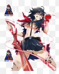 Download Kill La Matoi Ryuuko In Actionrender By - Kill La Kill Render Png,Ryuko Matoi Transparent