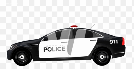 Side View Police Car - Icon png