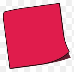 Wood Post Download Free Clipart With A - Transparent Background Red Sticky Notes png