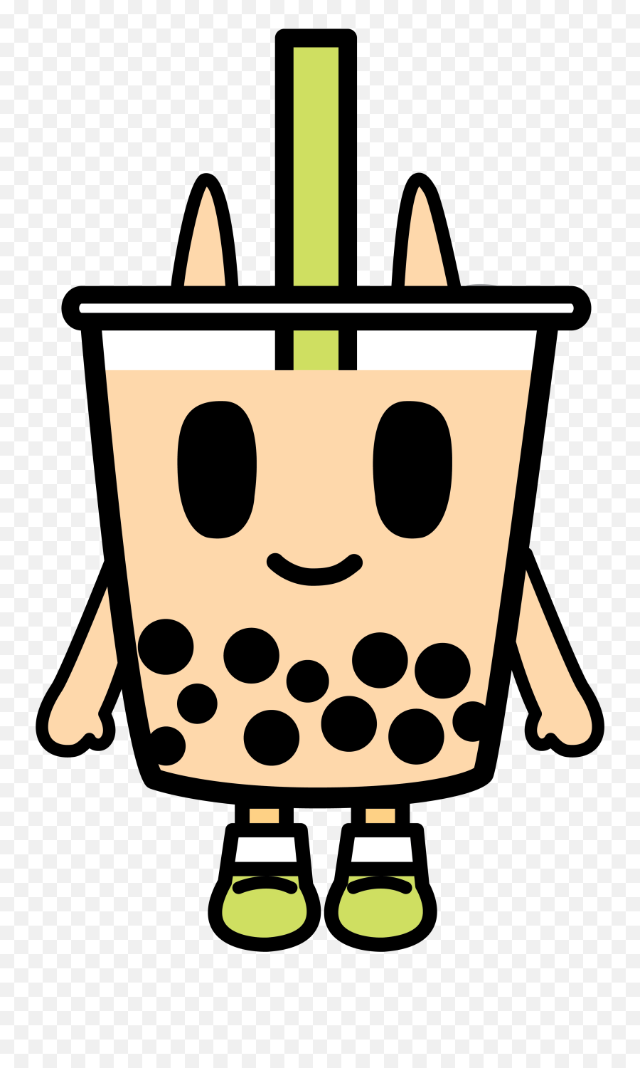 Greet Popular Tokidoki Character - Cartoon Milk Tea Png,Boba Png - free  transparent png images 