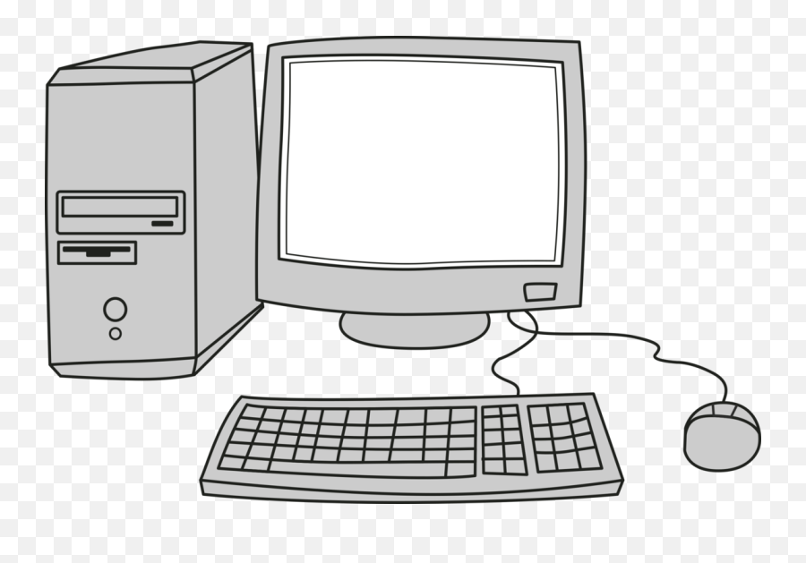 Download Hd Computer Screen Blank - Computer Screen Blank Png,Old Computer Png