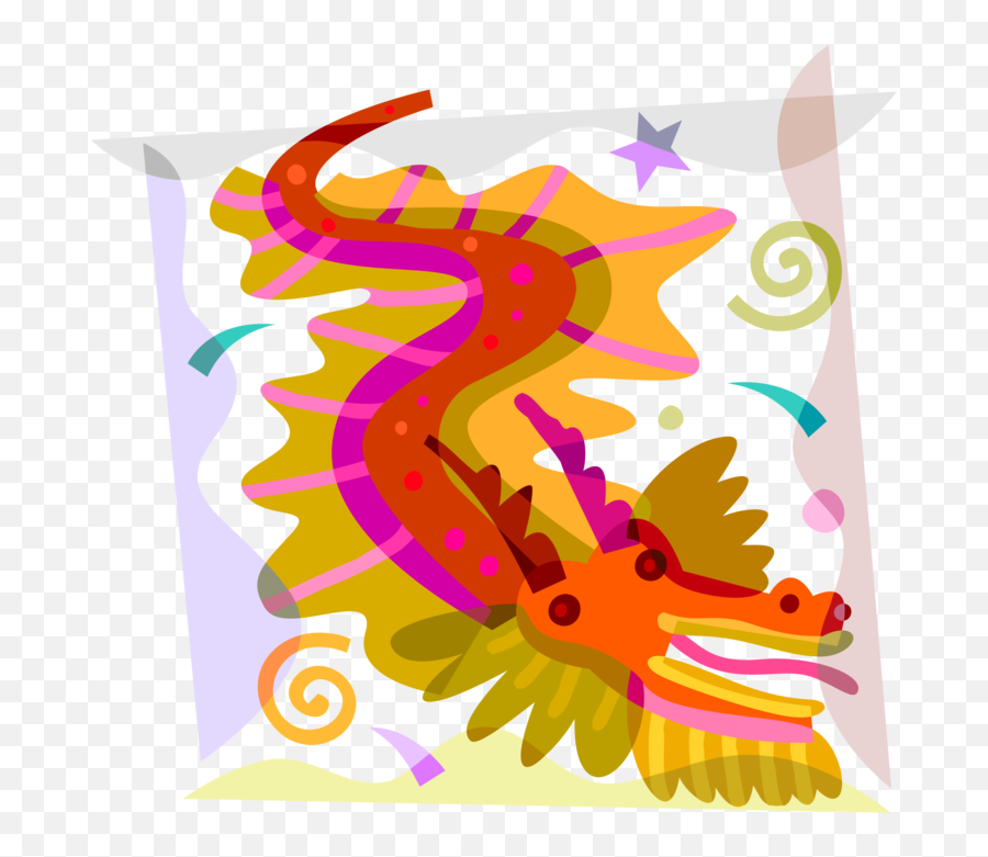 Chinese Dragon Vector Png - Vector Illustration Of Chinese Chinese Dragon For Kids,Chinese Dragon Transparent