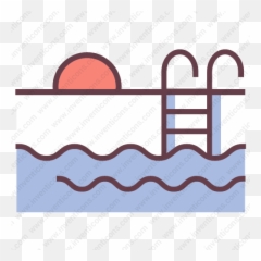 Download Swimming Pool Vector Icon Inventicons - Horizontal png