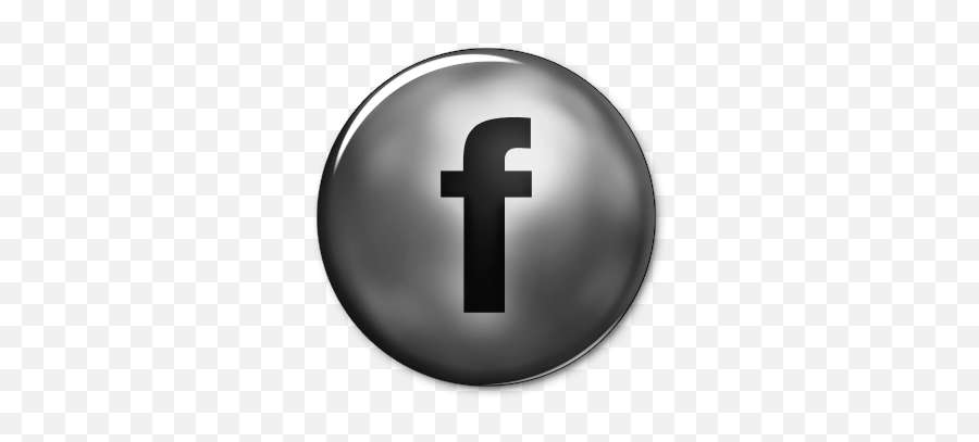 Ultra Glossy Silver Button Fb Facebook Logo Png