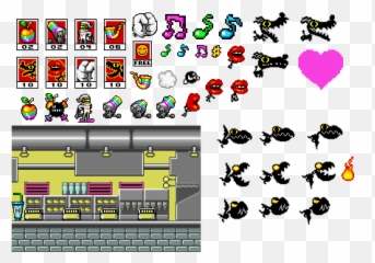 Wario Land 4 Sprite Sheets - GBA Mario Universecom Transformations png