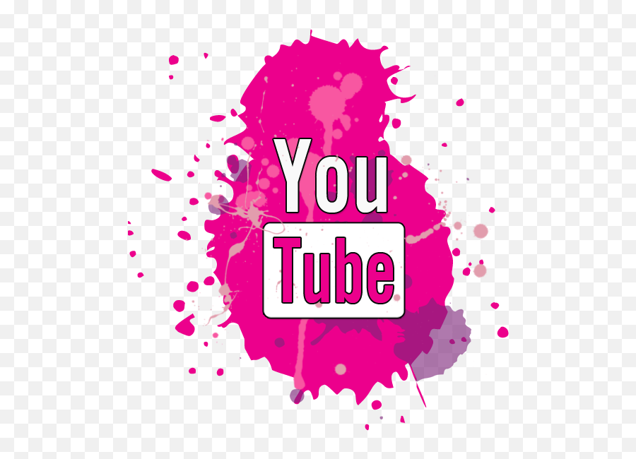 Download Hd Colour Blast - Icon Png Pink Youtube Transparent Uñas De Niñas De 11 Años,Youtub Icon