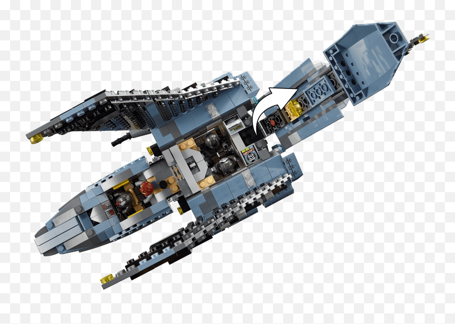 Lego 75314 The Bad Batch Attack Shuttle - Star Wars Lego Star Wars Bad Batch Shuttle Png,Lego Gonk Droid Icon