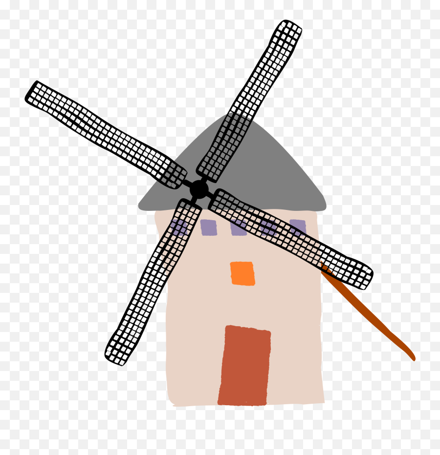 Download This Free Icons Png Design Of Crooked Windmill 2 - Dongshih Wharf,Windmill Icon