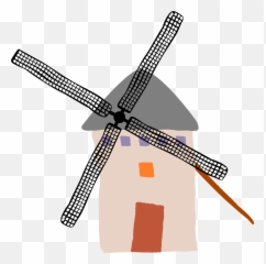 Download This Free Icons Png Design Of Crooked Windmill 2 - Dongshih Wharf,Windmill Icon