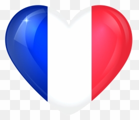 France Flag Png Picture - French Heart Transparent Background