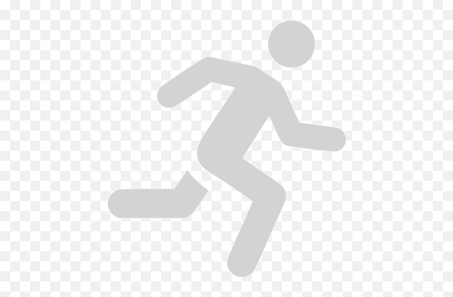 Light Gray Running Man Icon - Free Light Gray Man Icons Salida De Emergencia Icono Png,Gray Person Icon