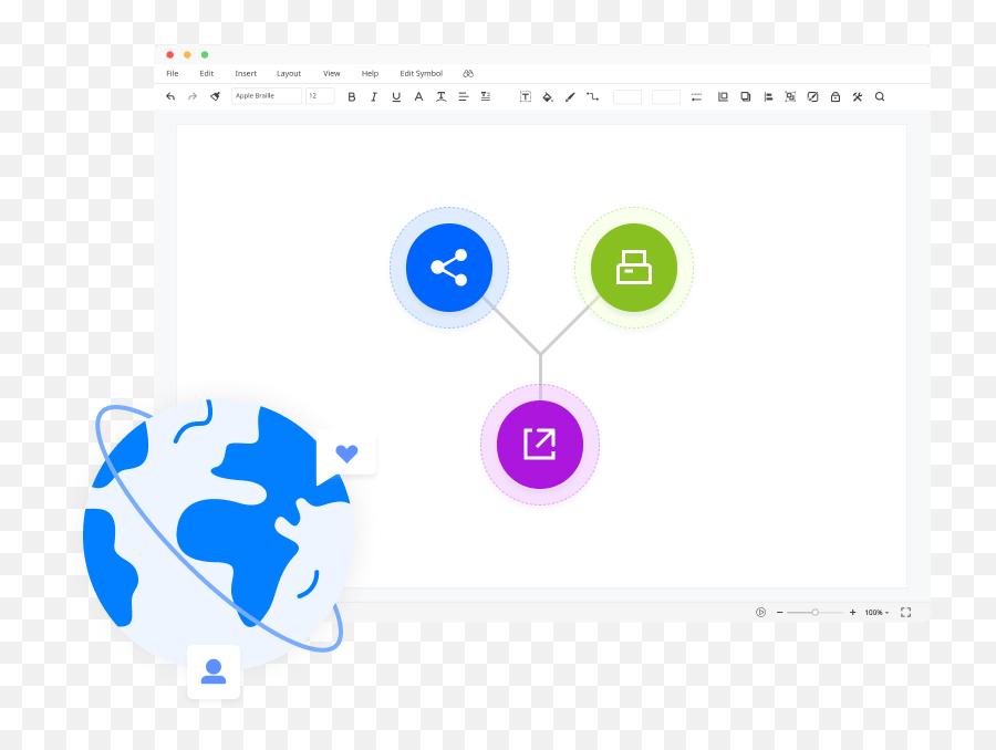 Science Diagram Maker Scientific Drawing Software Png F5 Visio Icon