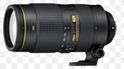Nikon 80 - 400mm f4556 G ED VR Lens png