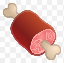 Meat - Cartoon On Bone png
