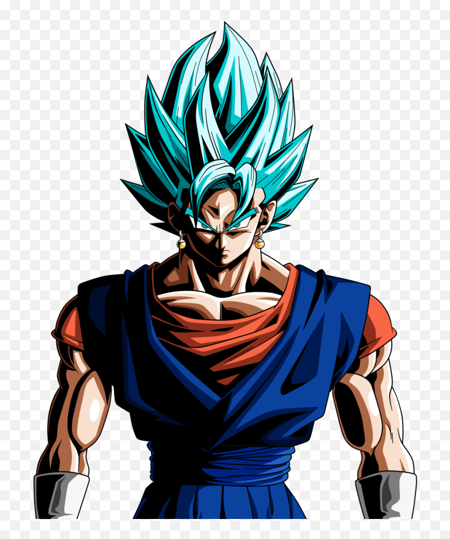 Super Saiyan Blue Vegito Vs Zamasu And - Super Saiyan Blue Vegito Png,Zamasu Png