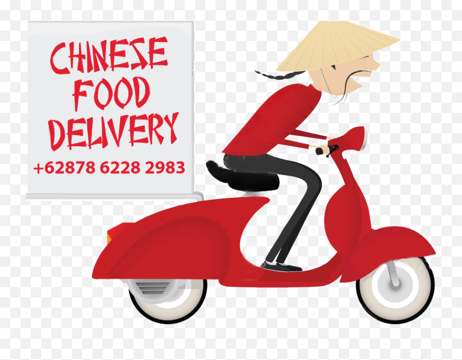 Download Chinese Food Delivery - Repartidor De Comida China Chinese Food Delivery Png,Chinese Food Png