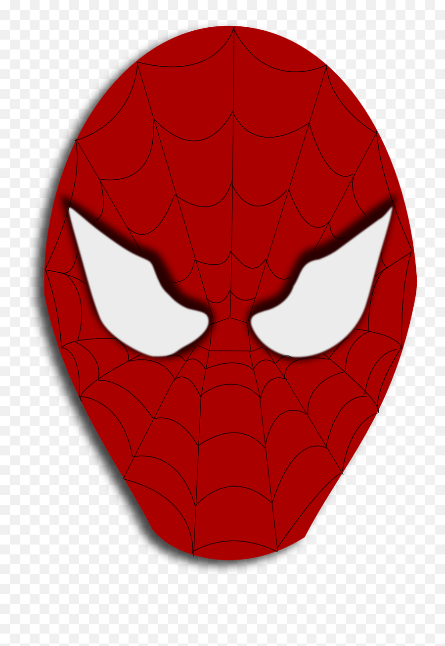 A Large Spiderman Mask That Children Can Use For Role - Play No Background Spiderman Face Png,Spider Clipart Png