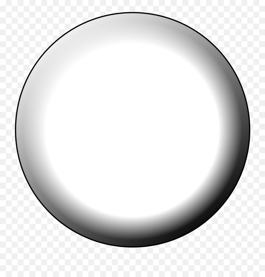 Button - Circle Png,White Button Png