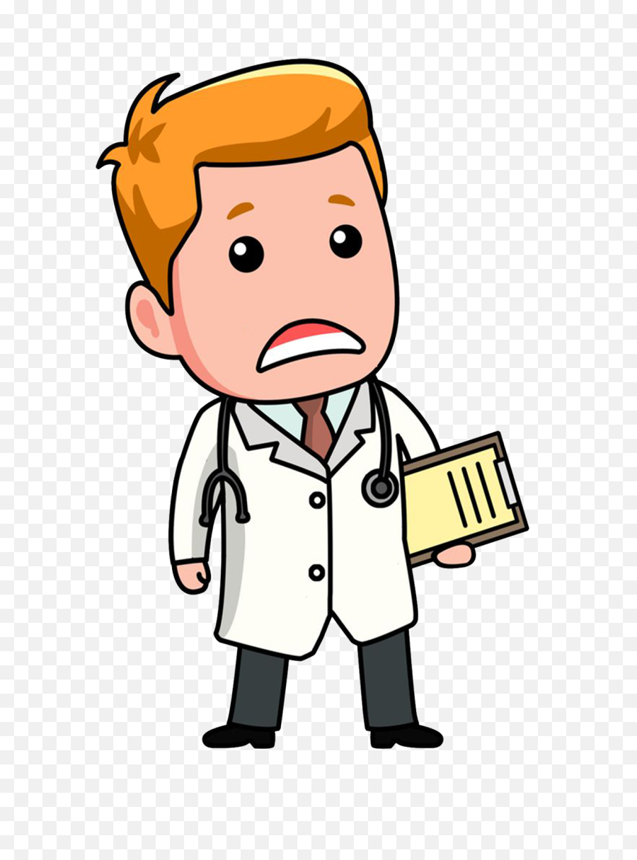 Doctor With Patient Clipart Png - Doctor Cartoon,Doctor Clipart Png