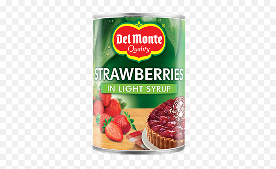 Del Monte Europe - Prepared Fruits Strawberries In Light Syrup Del Monte Pineapple Slices Png,Transparent Strawberry