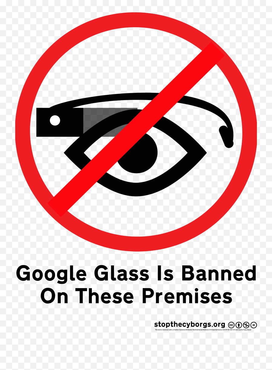 Download Hd Image By Stop The Cyborgs - Google Glass Banned Google Glass Privacy Concerns Png,Banned Png