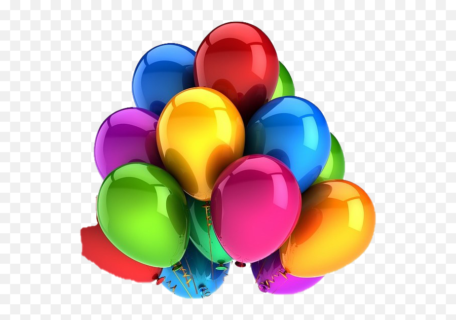Birthday Balloons Png Pic Background - Transparent Background Real Balloon Png,Birthday Balloons Transparent Background