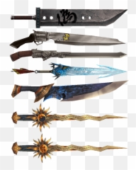 Gilgamesh Swords Folio Piece U2014 Polycount - Gilgamesh Final Fantasy Xii Png,Gilgamesh Png