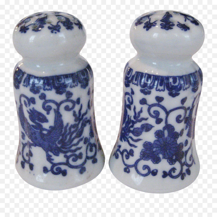 Blue And White Salt Pepper Shakers - Japan Blue White Blue And White Salt And Pepper Shakers Png,Salt Shaker Transparent Background