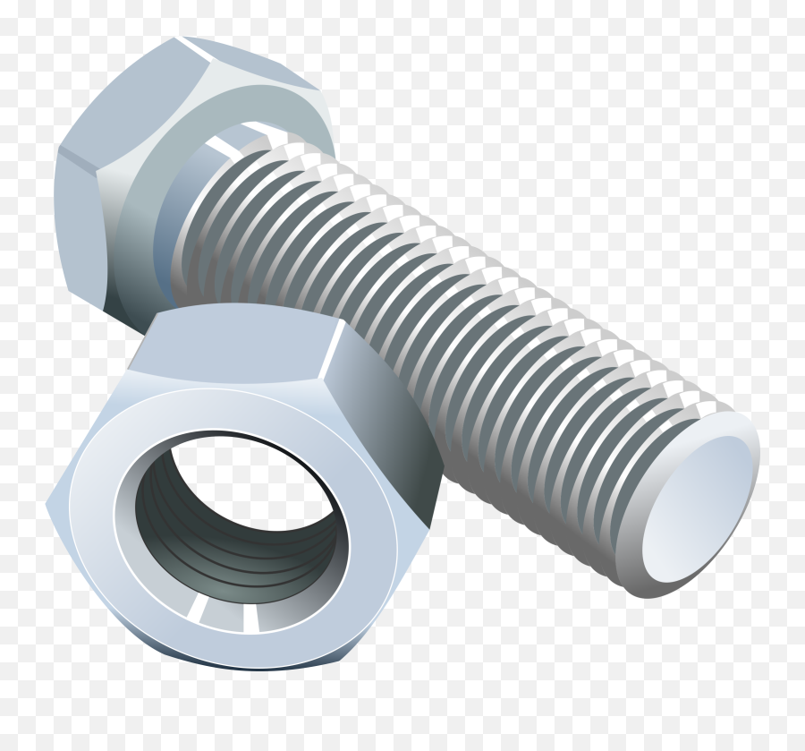 Nuts And Bolts Clipart Png - Bolt And Nut Png,Nuts Png