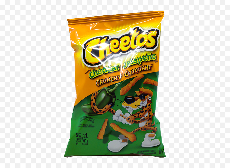 Cheetos Cheddar Jalapeno Crunchy Cheese Snacks - Cheetos Cheddar Jalapeno Crunchy Png,Cheetos Logo Png