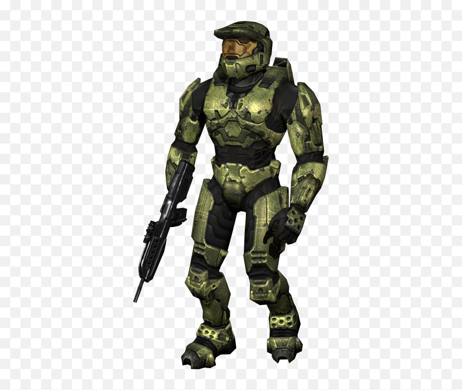 Master Chief With Battle Rifle - Master Chief Battle Rifle Png,Master Chief Transparent