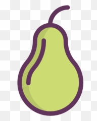 Pera Comida Fruta Free Icon Of Kitchen Bold Line Color Mix - Icono De Pera Png,Comida Png